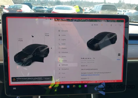 2021 Tesla Model Y Long Range Dual Motor All-Wheel Drive from USA, damaged, VIN 5YJYGDEEXMF084913